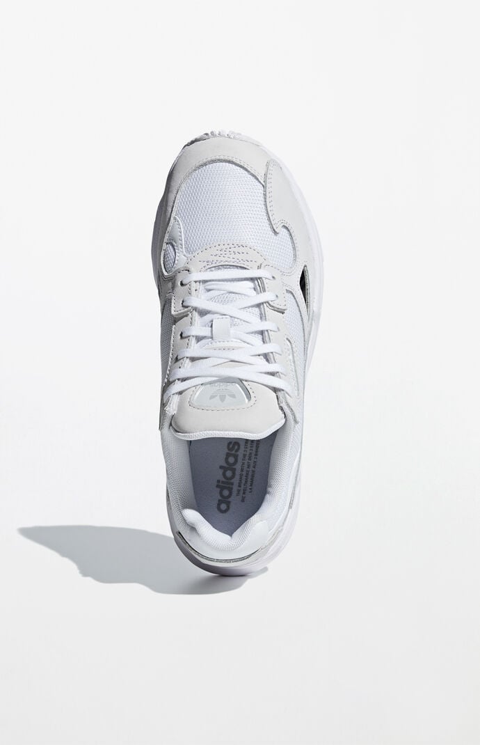 Adidas white falcon outlet shoes