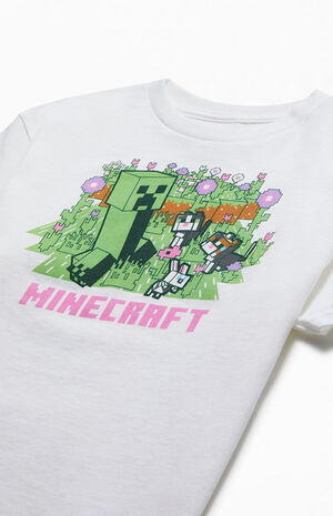 Kids Minecraft Flower T-Shirt image number 2