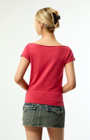 Point Dume Off-The-Shoulder T-Shirt image number 4