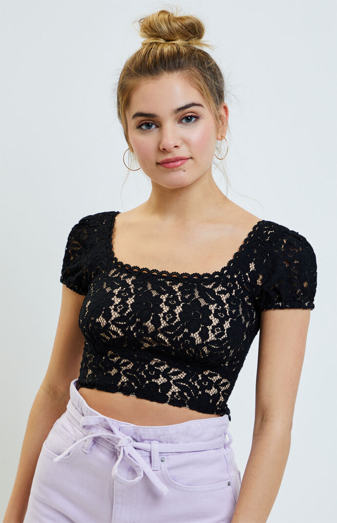 Lace Bustier Top