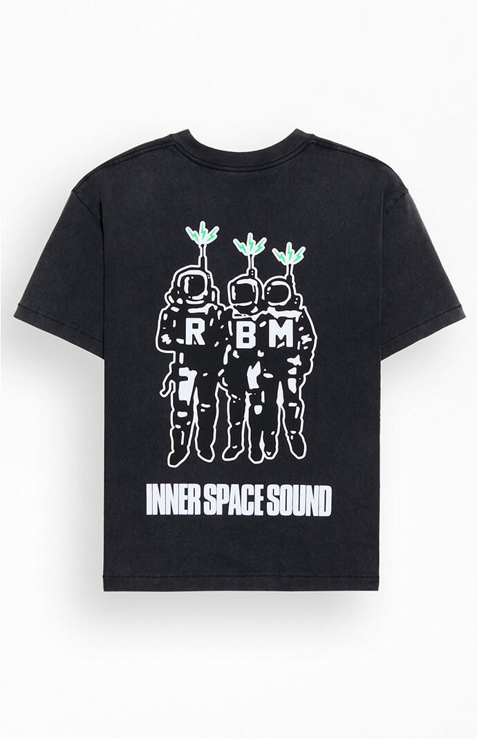 Real Bad Man Men's Inner Spacemen T-shirt In Washed Black