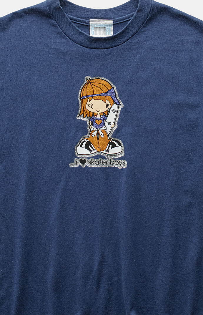 PS VINTAGE 2000s I Love Skater Boys Graphic T-Shirt