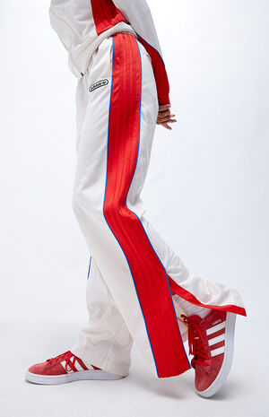 Off White Recycled Retro Luxury Track Pants image number 2