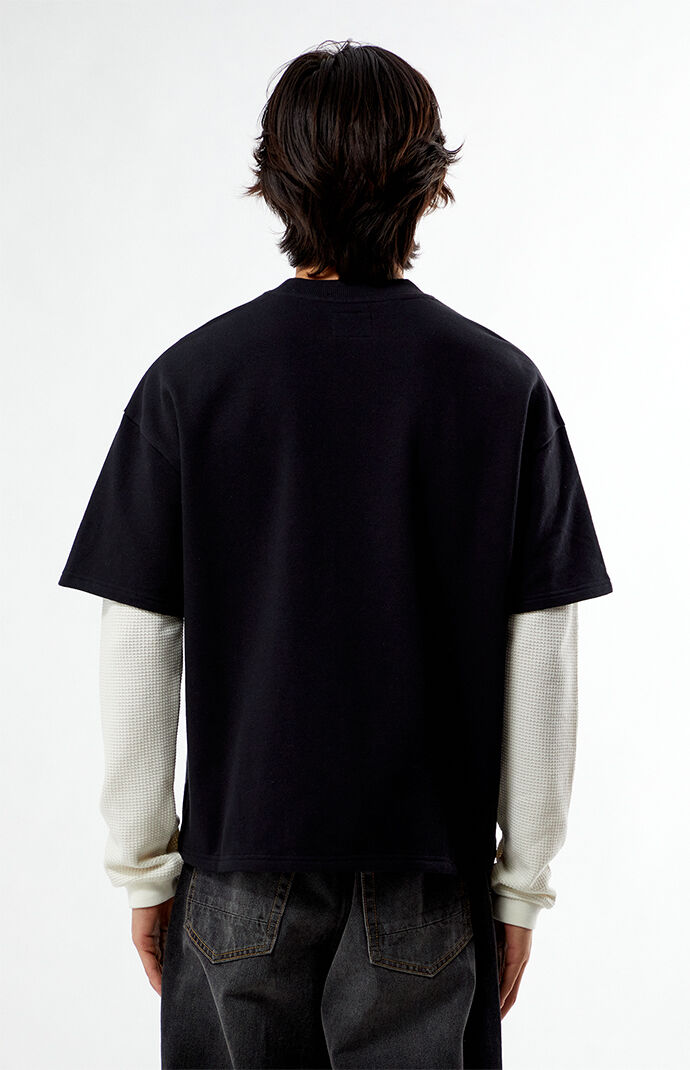 Pacsun Saddle 2fer Thermal Long Sleeve T-Shirt | PacSun