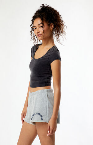 Pacific Sunwear Cutoff Sweat Shorts image number 3