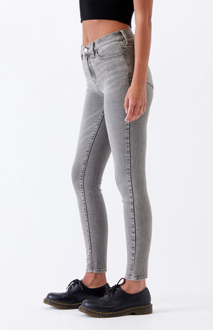 Gray High Waisted Jeggings Gray High Waisted Jeggings image number null
