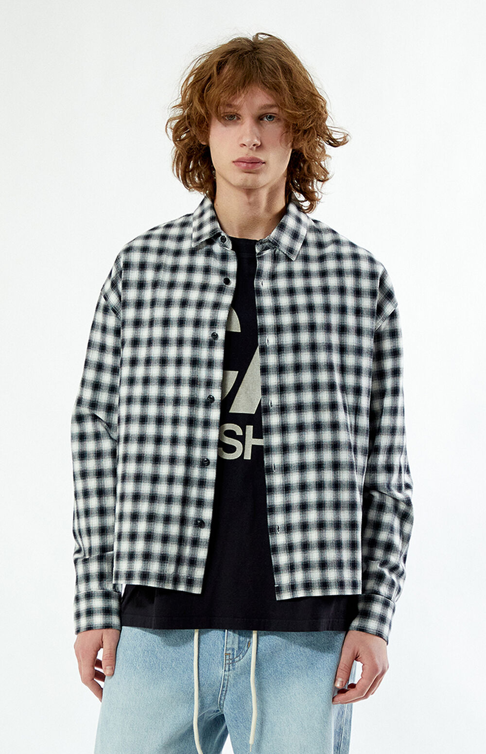 Button Down Shirt - Patriotic Plaid