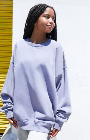 Blue Crew Neck Sweatshirt image number 1