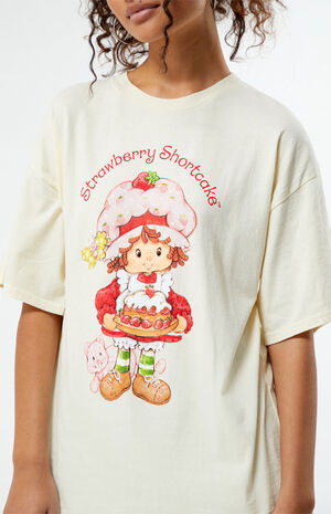 Cat Cake Butterfly Oversized T-Shirt image number 3