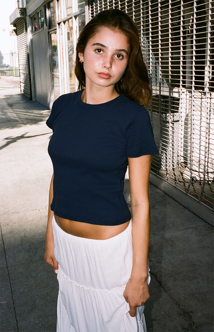 John Galt Navy Short Sleeve T-Shirt | PacSun