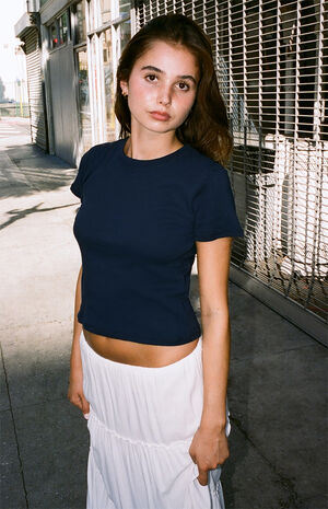 Navy Short Sleeve T-Shirt image number 3