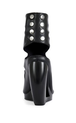 Women's Circos Black Wedge Sandal Booties image number 3