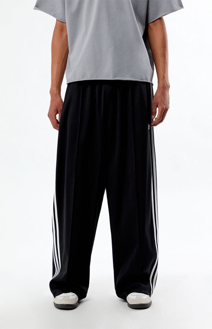 adidas Black Baggy Track Pants | Pacsun