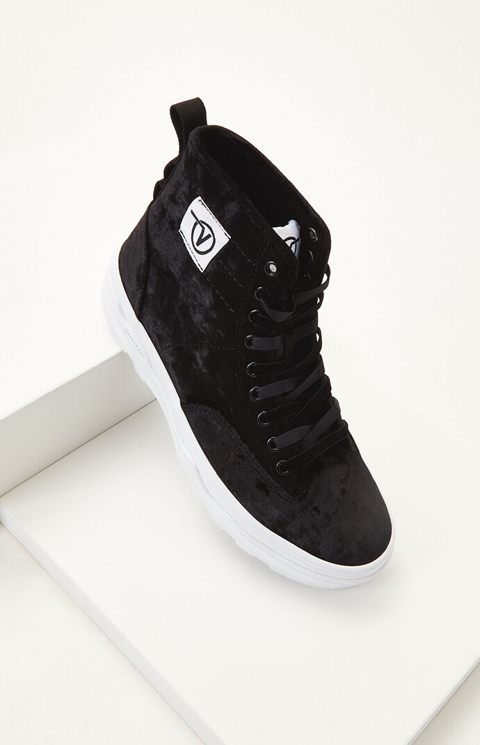 Vans Crushed Velvet Sentry Hi WC Sneakers | PacSun