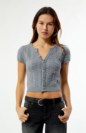 Liliana Button Up Sweater Vest image number 2