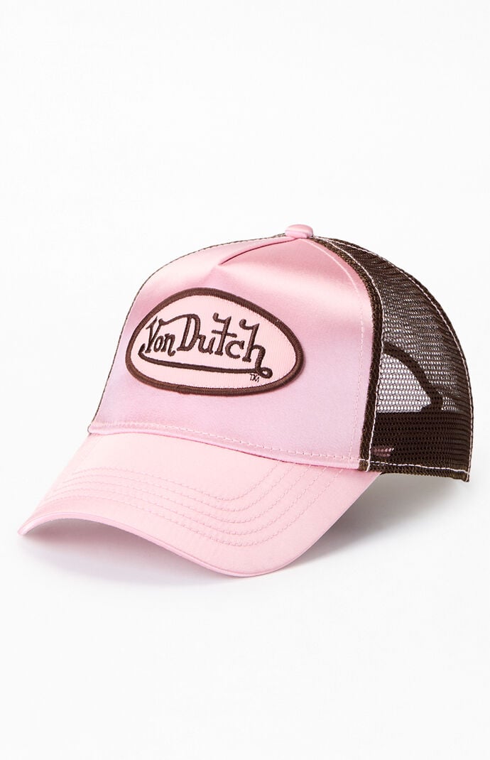 Vondutch サテンキャップ ピンク y2k Vondutch サテンキャップ ピンク y2k