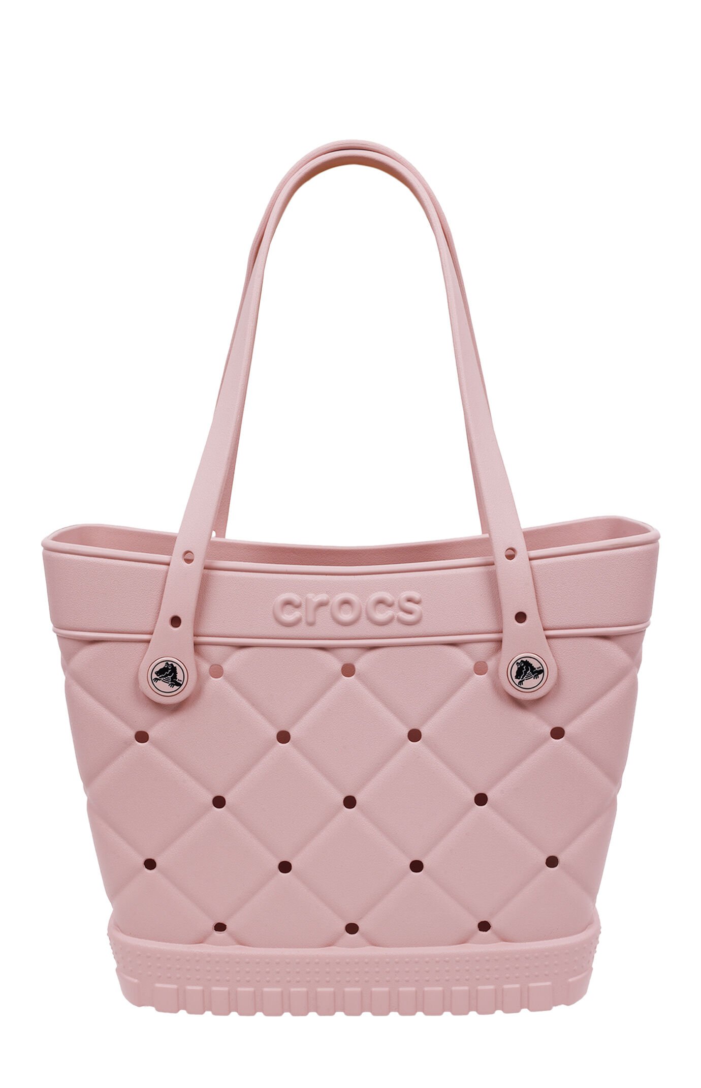 Crocs Light Pink Medium Quilted Tote Bag