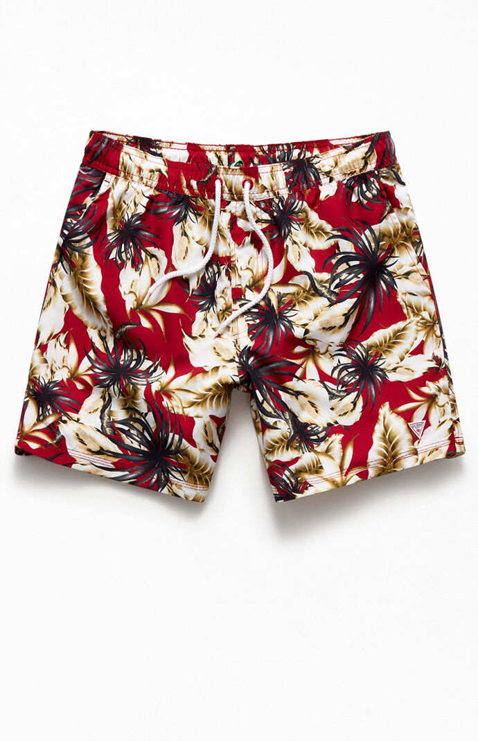 Printed 16" Swim Trunks