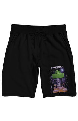 Black Pajama Shorts image number 1