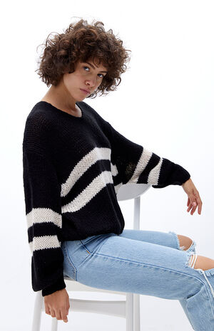 Sweater Mujer Come Through Negro Billabong 