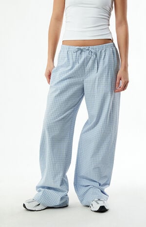 Plaid Pull-On Baggy Pants image number 2