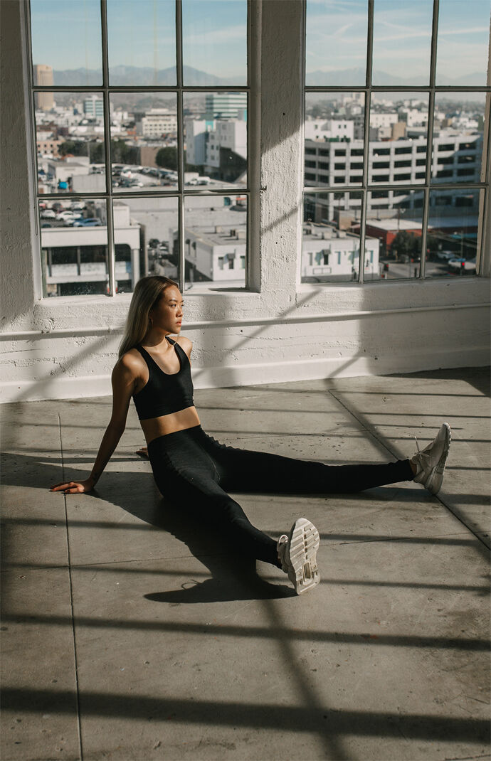 Eco Onyx Yoga Sports Bra