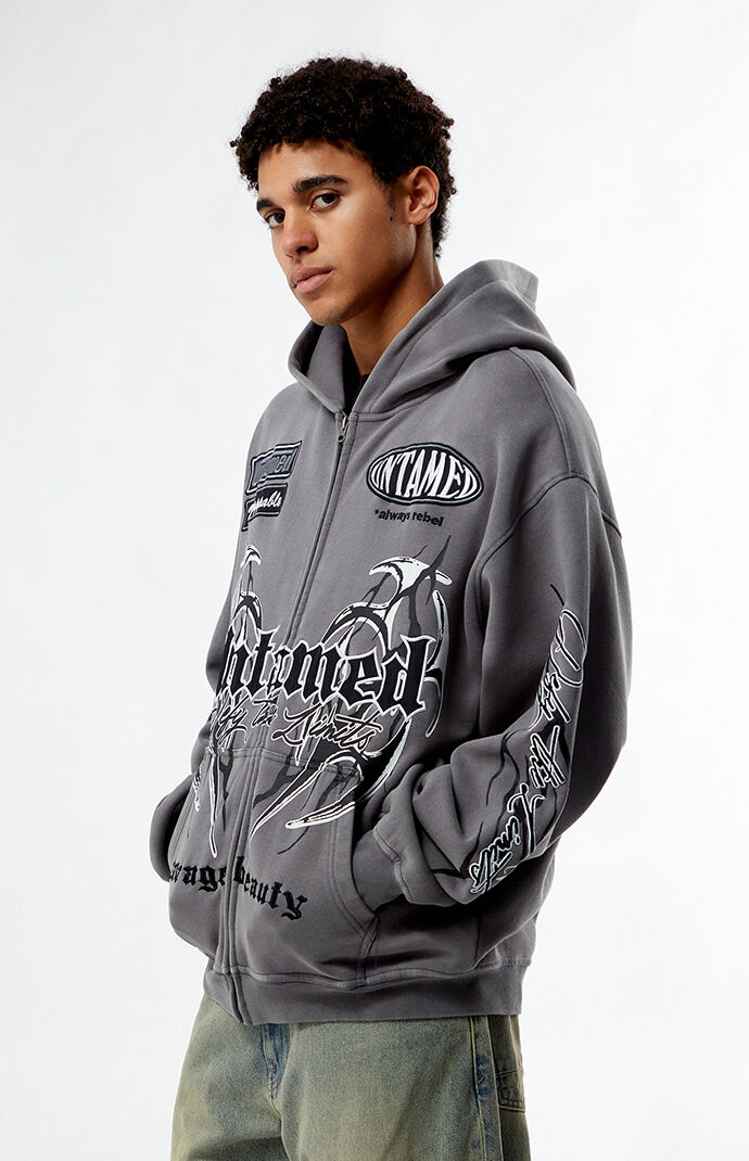 2PM ニックン　zip up hoodie Pacsun Untamed Full Zip Hoodie | PacSun