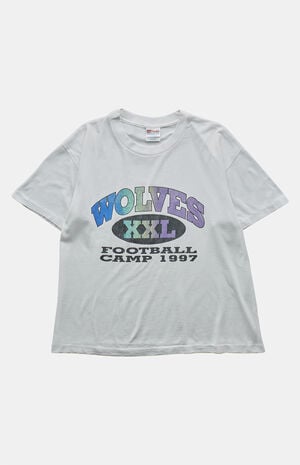 '90s Wolves Football Graphic T-Shirt image number 1