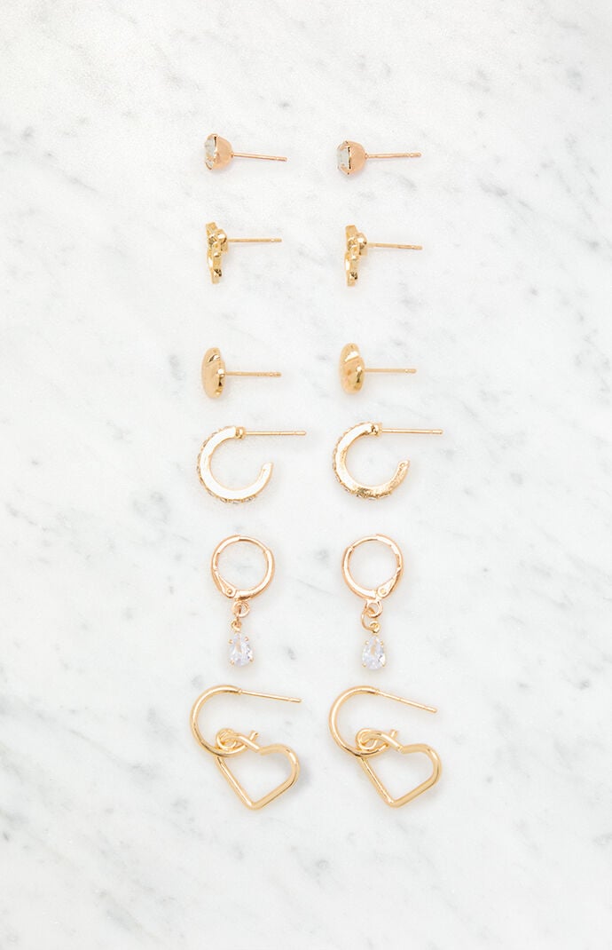 LA Hearts 6 Pack Mia Earrings