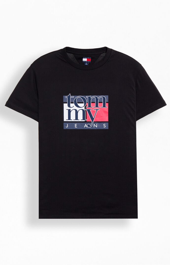 Tommy Jeans Flag Logo T-Shirt