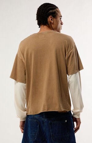 Take It Easy 2fer Long Sleeve Layered T-Shirt image number 4