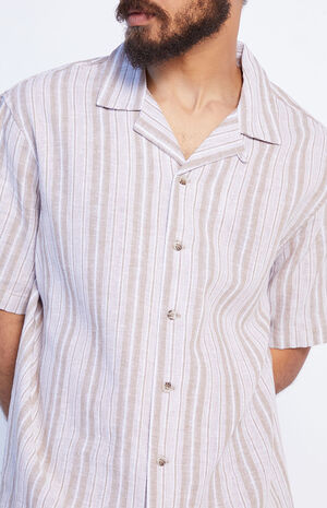 Stripe Linen Resort Camp Shirt image number 2