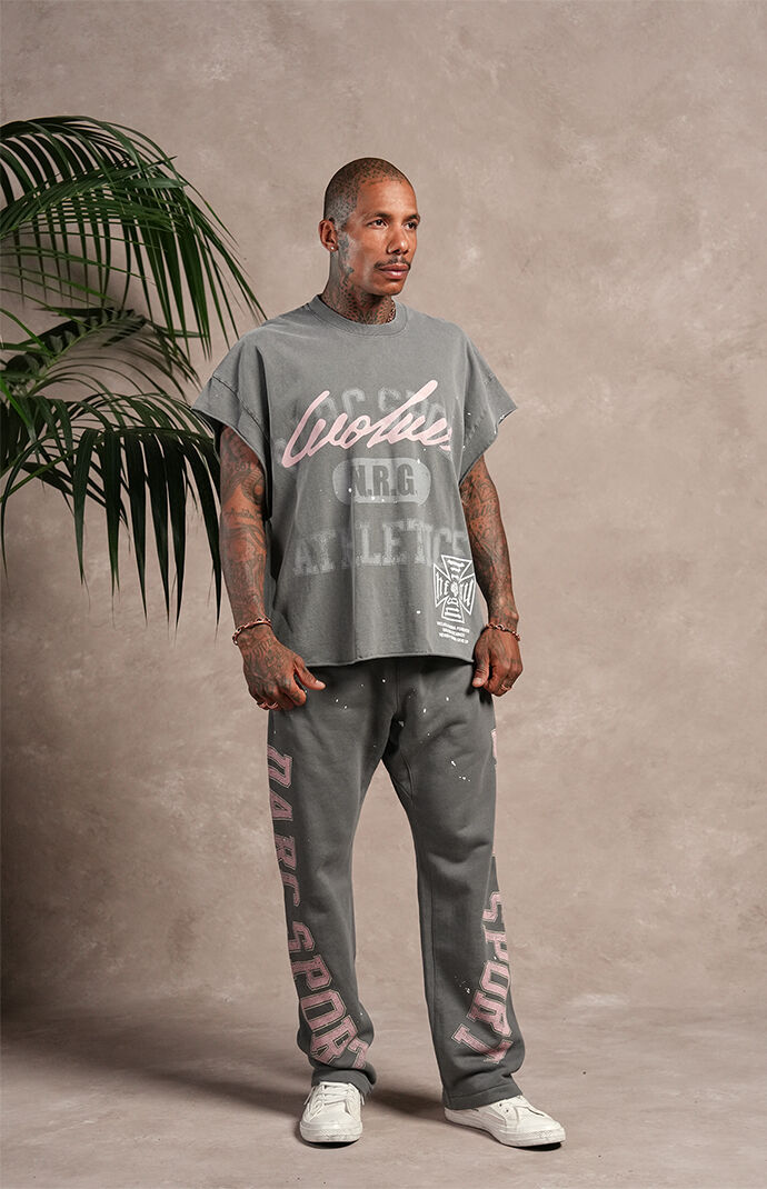 DARC SPORT ATHLETICS N.R.G. Grunge Cutoff Oversized T-Shirt | Pacsun