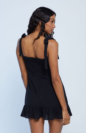 Tie Strap Bustier Mini Dress image number 3