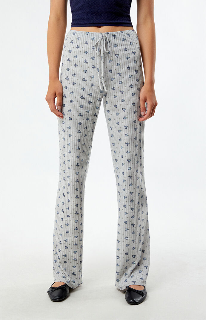 LA Hearts Floral Knit Pajama Pants PacSun
