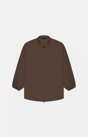 Essentials Wood Overshirt Jacket image number 1