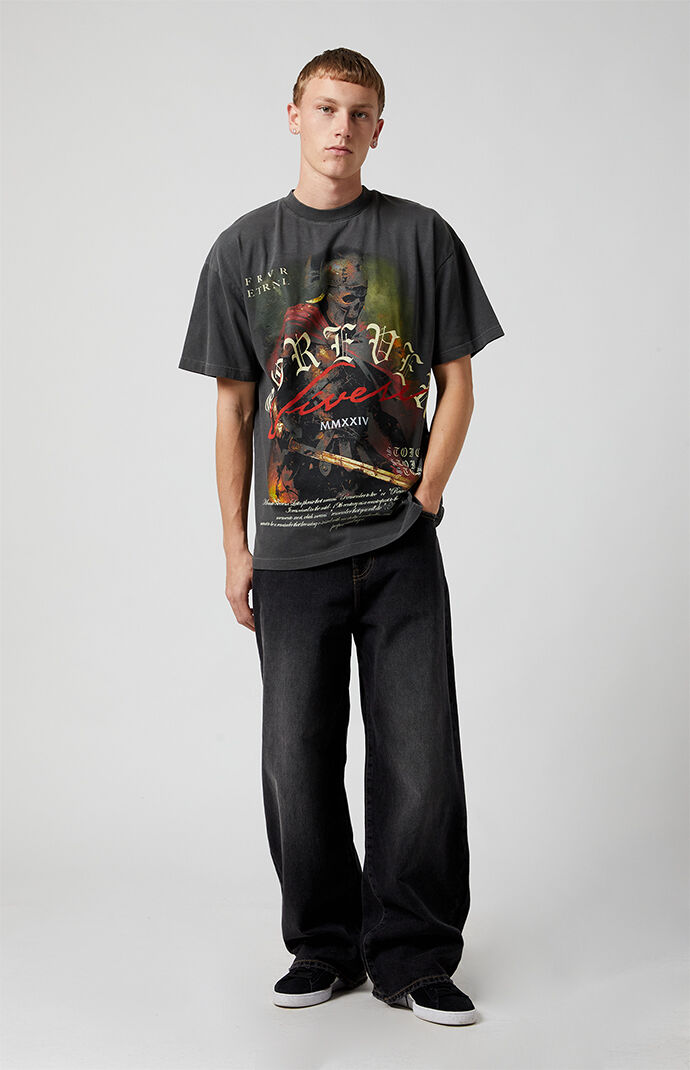 PacSun Black Extreme Baggy Jeans | PacSun