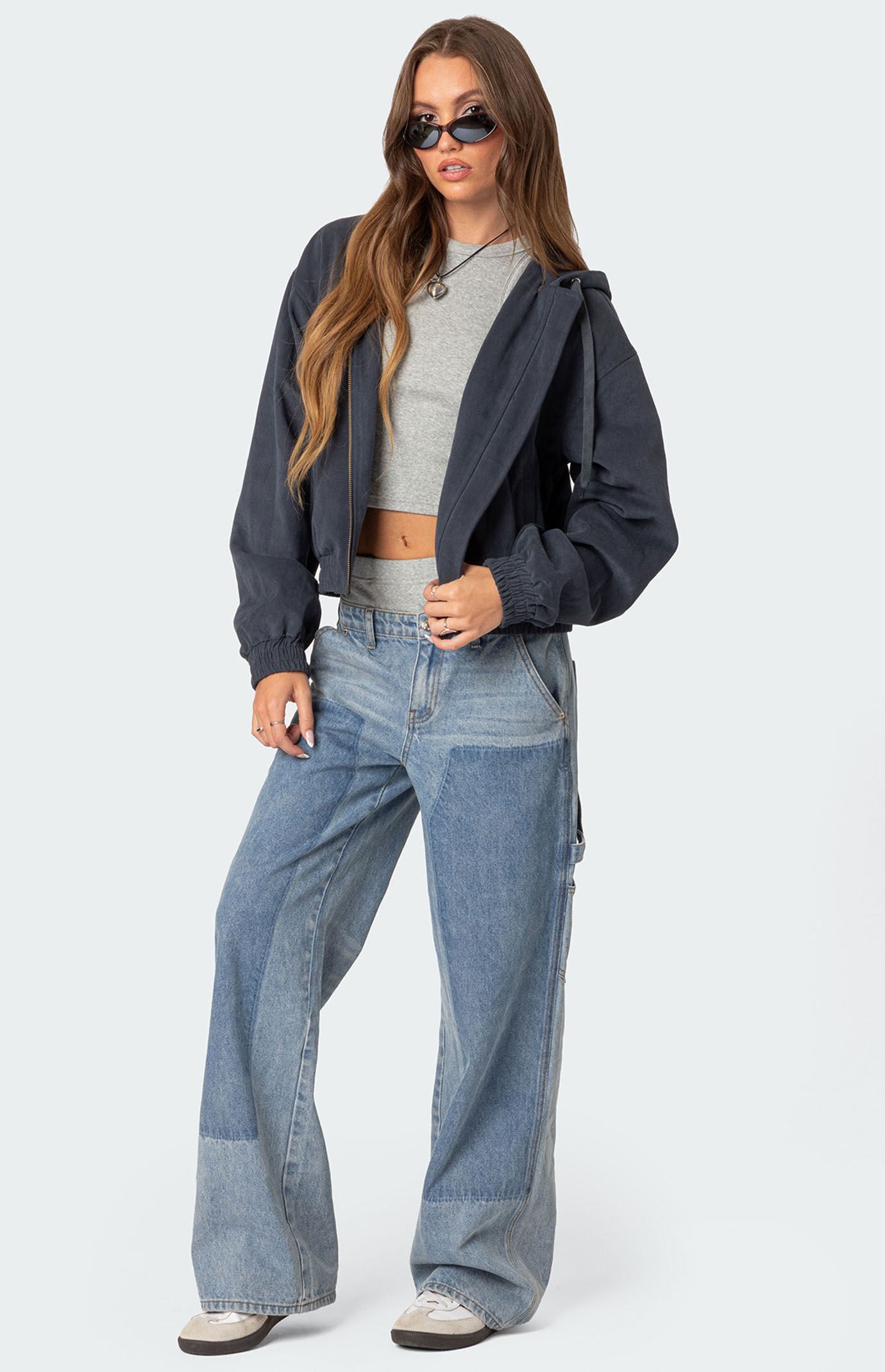 Edikted Milly Oversized Cropped Jacket | PacSun