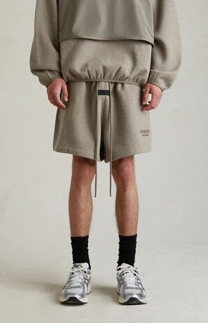 Heather Grey Sweat Shorts image number 3