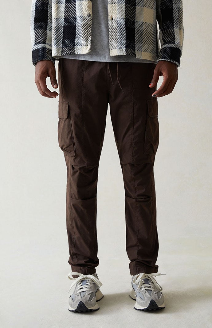 PacSun Stretch Brown Slim Cargo Pants PacSun
