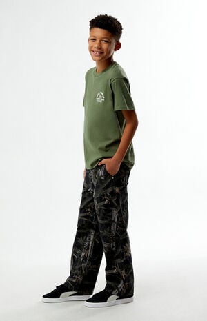 Baggy Pants Black Camo Carpenter image number 1