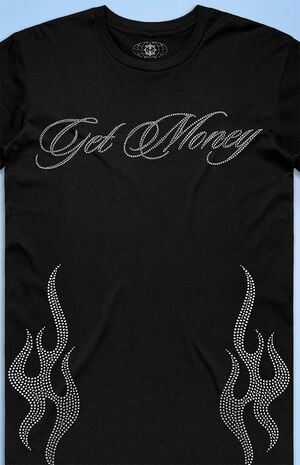 Flames Rhinestone T-Shirt image number 2