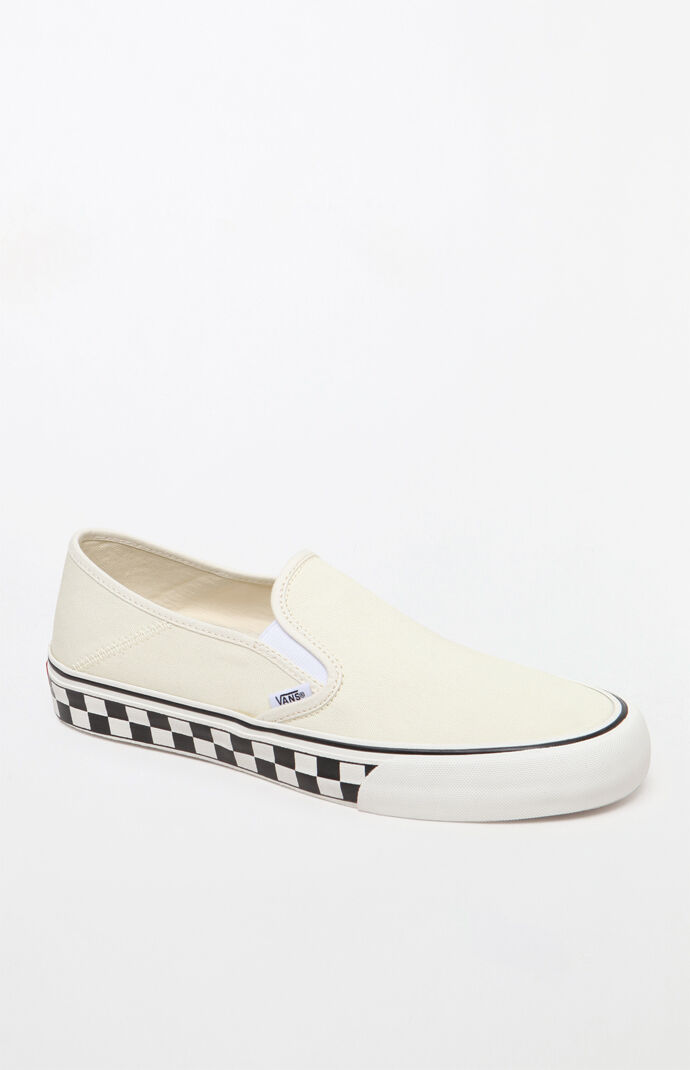 vans black & white checkerboard slip on canvas skate shoes vans black & white checkerboard slip on canvas skate shoes