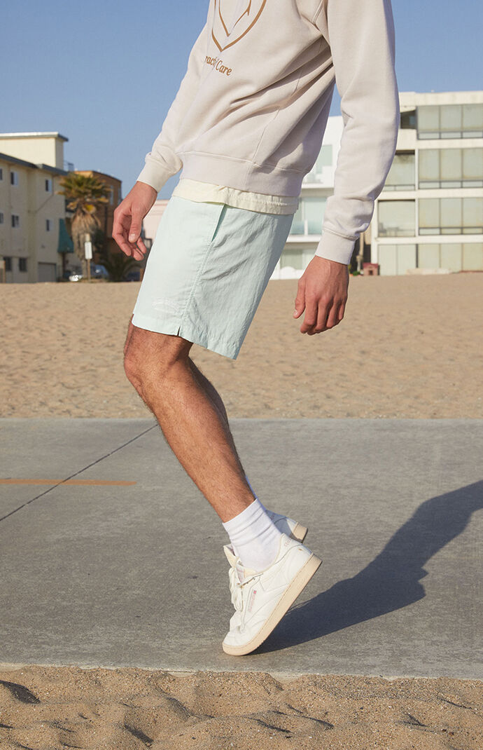 Collegiate Solid Swim Trunks