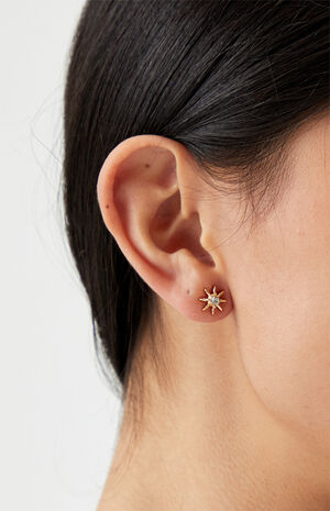 12 Pack Mixed Metal Earrings image number 3