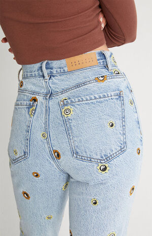 Eco Nineties Embroidered Dad Jeans image number 5
