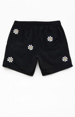 Daisy Embroidered 6.5" Swim Trunks image number 2