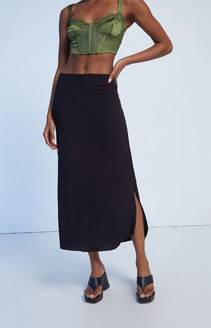 Side Slit Midi Skirt image number 2