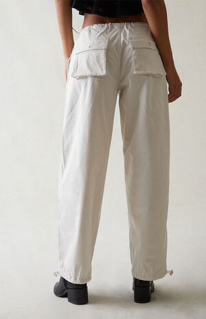 Sand Low Rise Parachute Pants image number 4