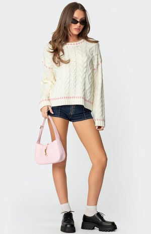 Eleni Cable Knit Sweater Eleni Cable Knit Sweater image number 2